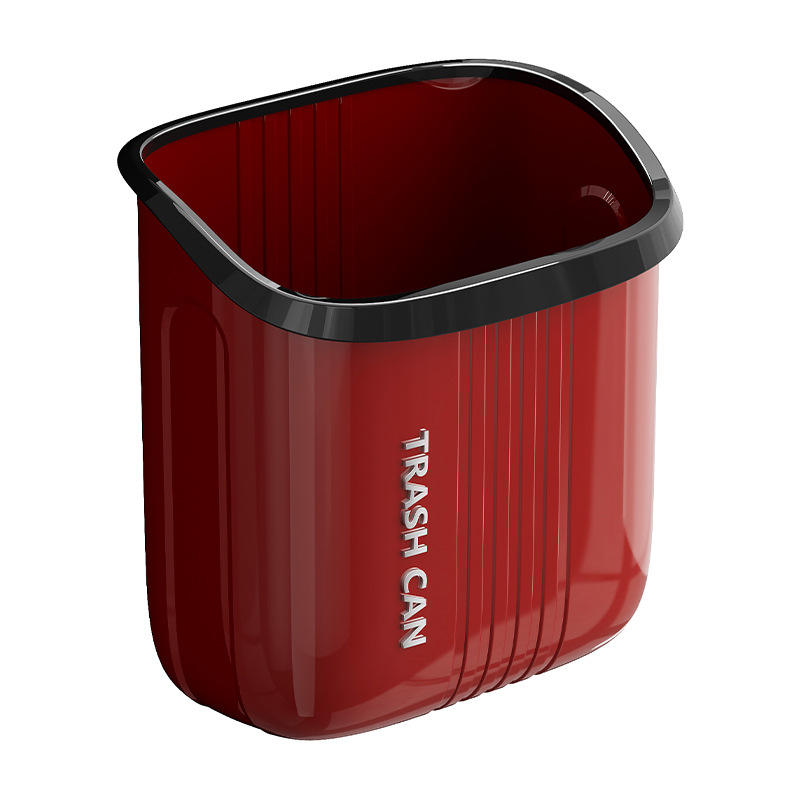 Wall-Mounted Kitchen Trash Can - No-Lid Hanging Waste Bin for Indoor Use (Rectangular)