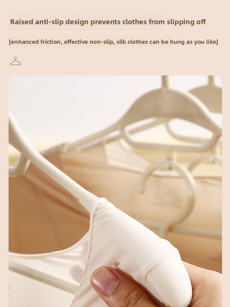 Stackable Non-Slip Plastic Hangers (5-Pack) - Ergonomic Seamless Clothes Hangers for Wardrobes