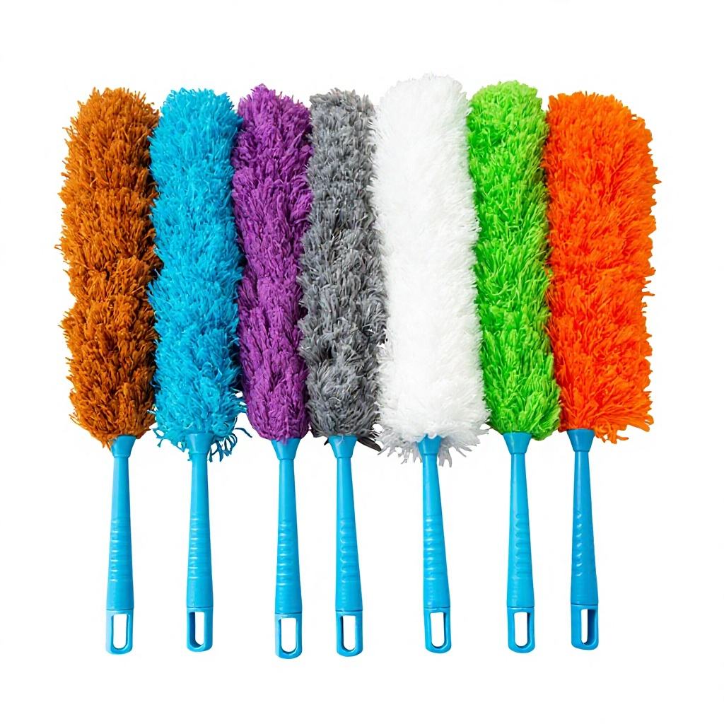 Customizable Feather Duster - Washable Microfiber Duster for Home & Car (13-18.9 in)