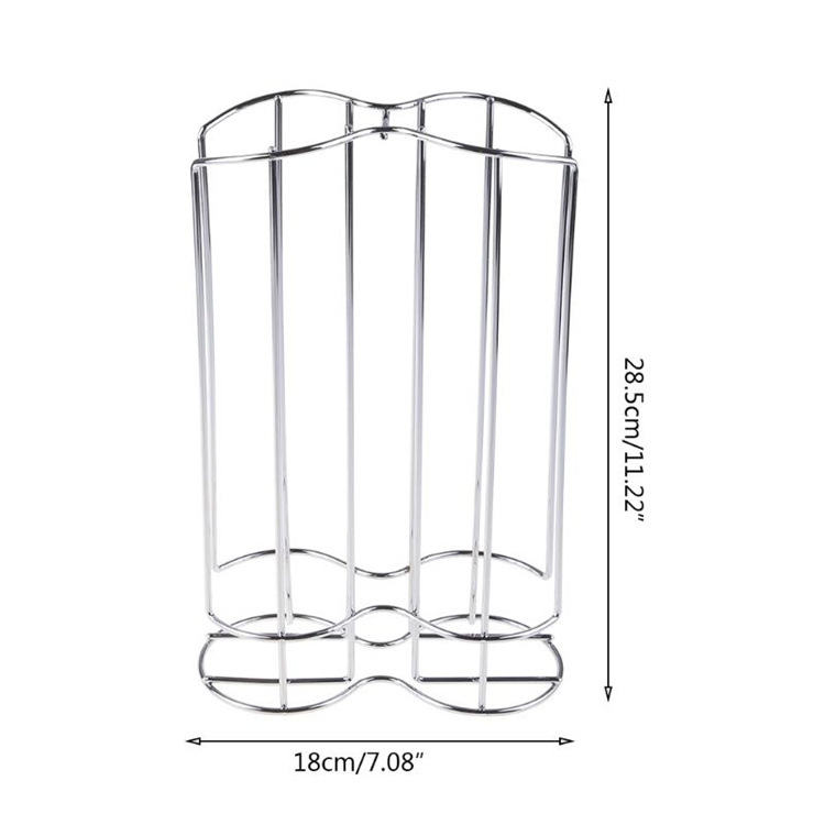 Cylindrical Wire Coffee Capsule Holder - Stand for Tassimo & Bartesian Capsules