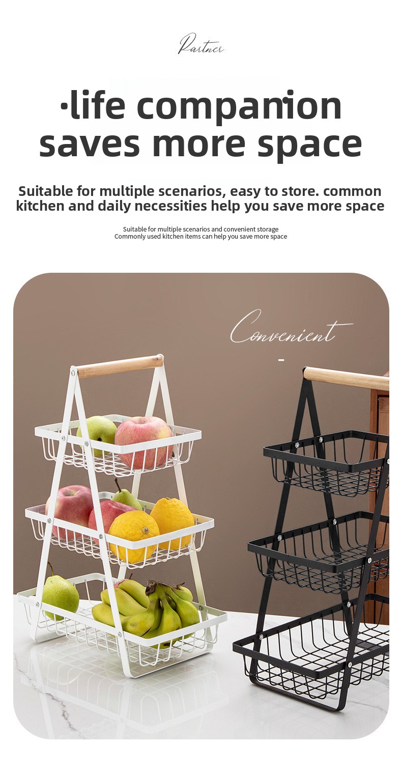 2-Tier Foldable Iron Dish Rack - Portable Standing Kitchen Plate & Bowl Drying Rack