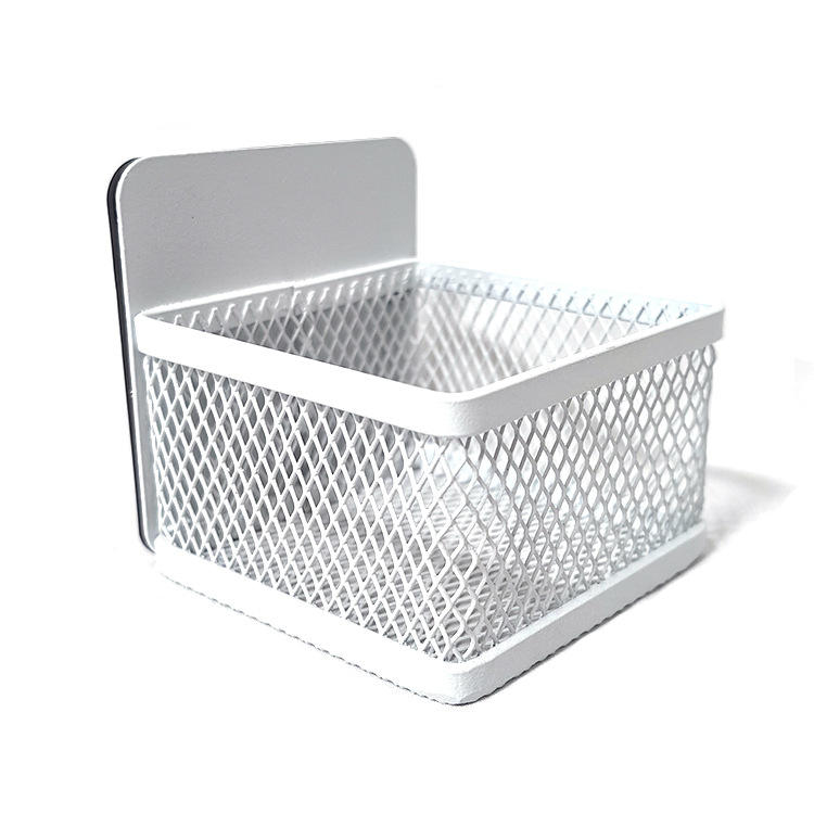 Magnetic Wrought Iron Tea Bag Holder - 7.3 x 7.3 x 7 cm Open Basket for 6 Tea Bags