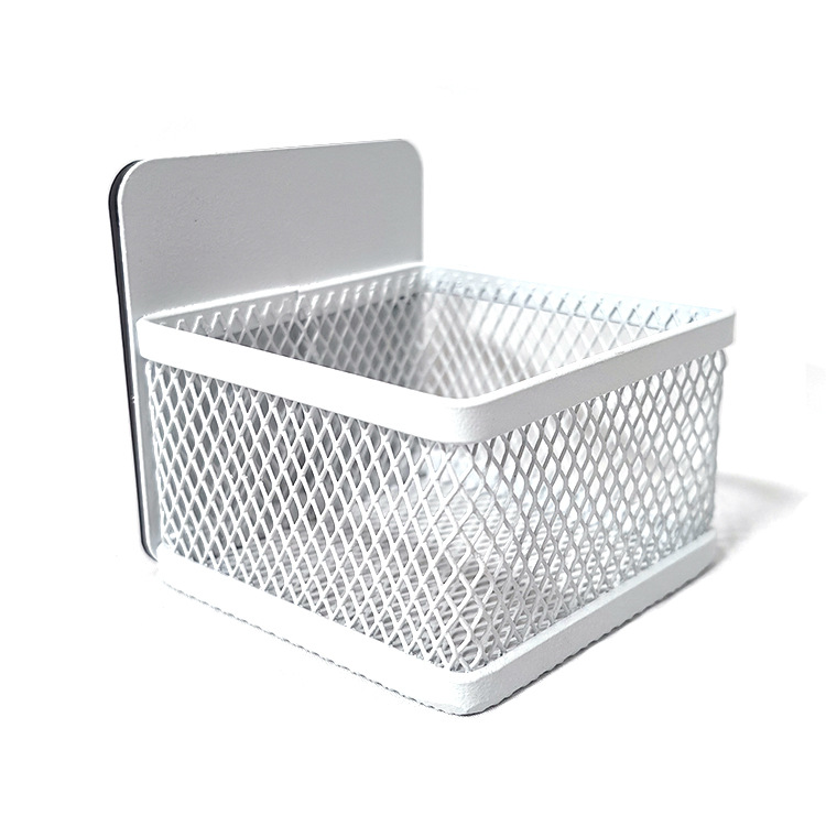 Magnetic Wrought Iron Tea Bag Holder - 7.3 x 7.3 x 7 cm Open Basket for 6 Tea Bags