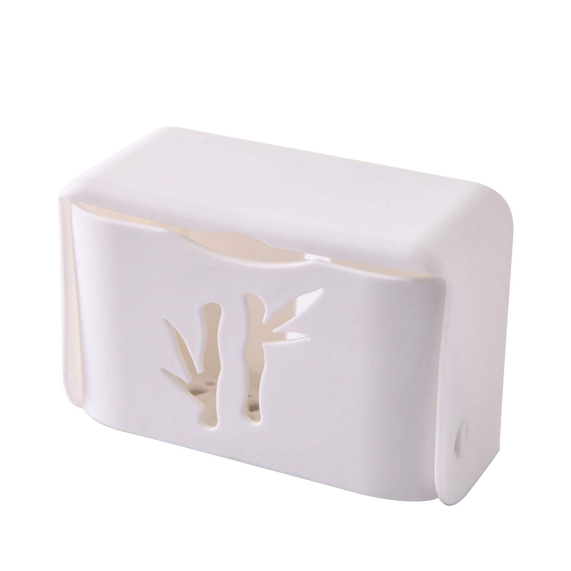 Wall-Mounted Soap Dish with Lid - Suction PP Drainage Soap Holder for Bathroom