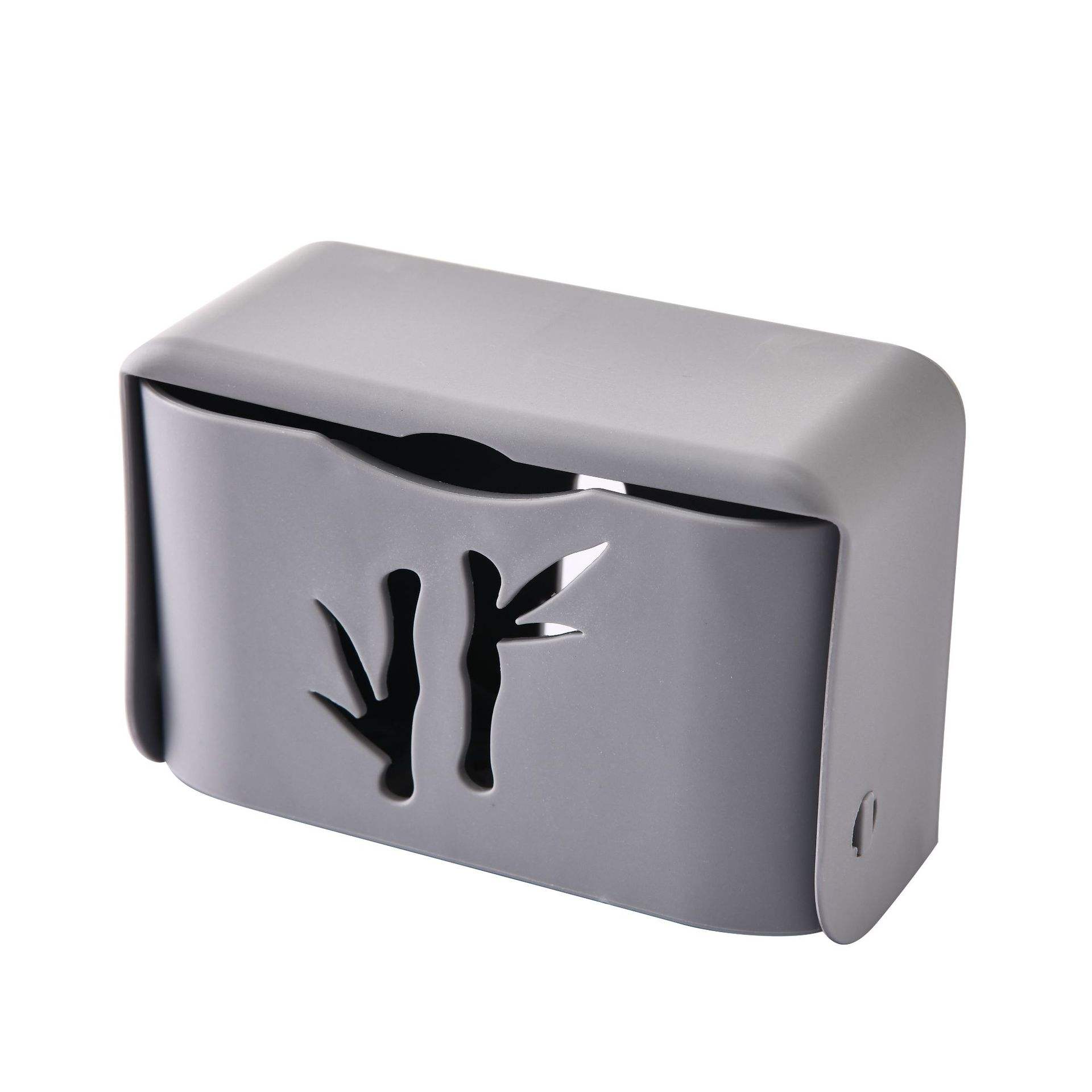 Wall-Mounted Soap Dish with Lid - Suction PP Drainage Soap Holder for Bathroom