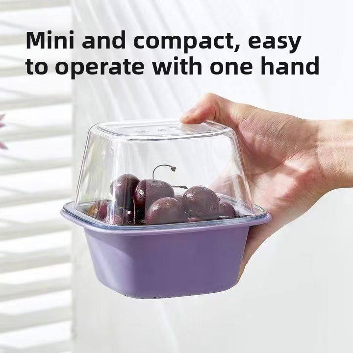 Double-Layer Kitchen Drain Basket - Multi-Purpose Fruit & Vegetable Washing Colander