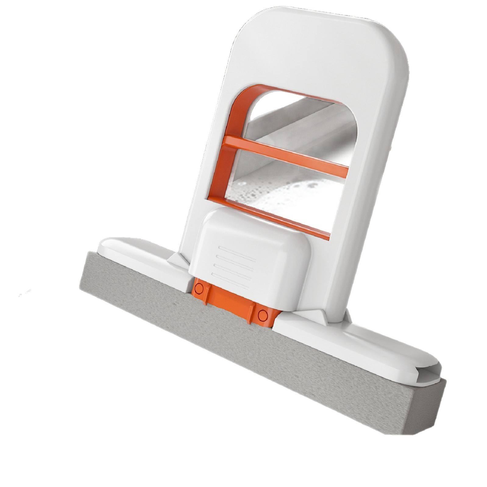 Hands-Free Mini Sponge Mop - Foldable Absorbent Cleaning Mop for Desk & Bathroom