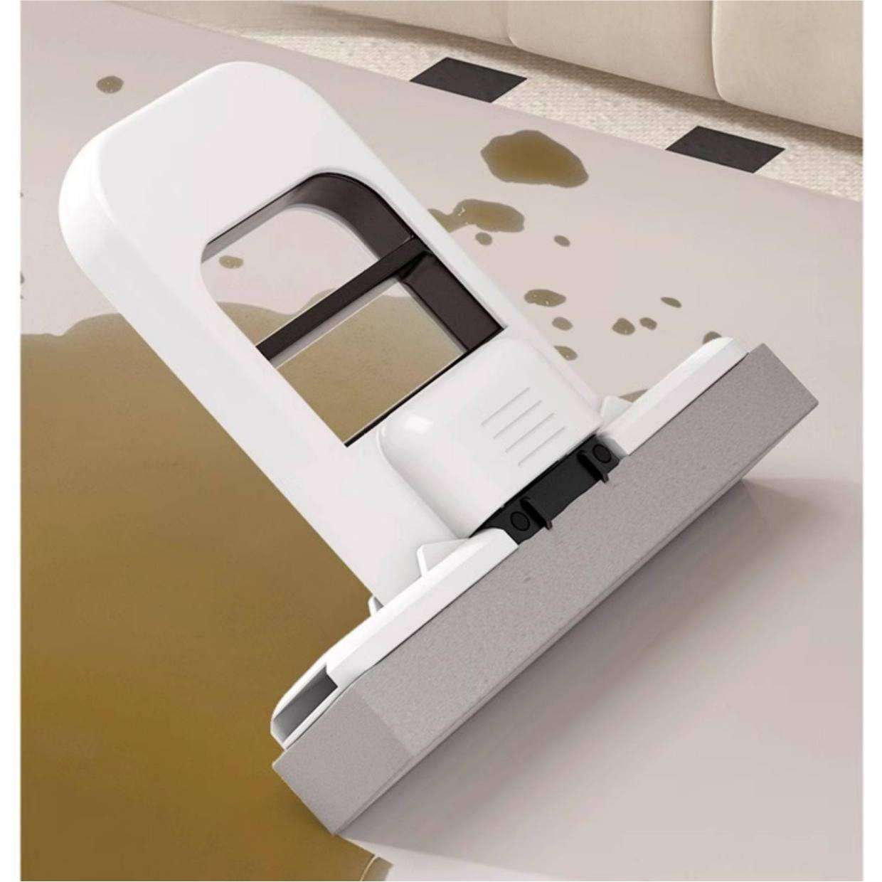 Hands-Free Mini Sponge Mop - Foldable Absorbent Cleaning Mop for Desk & Bathroom