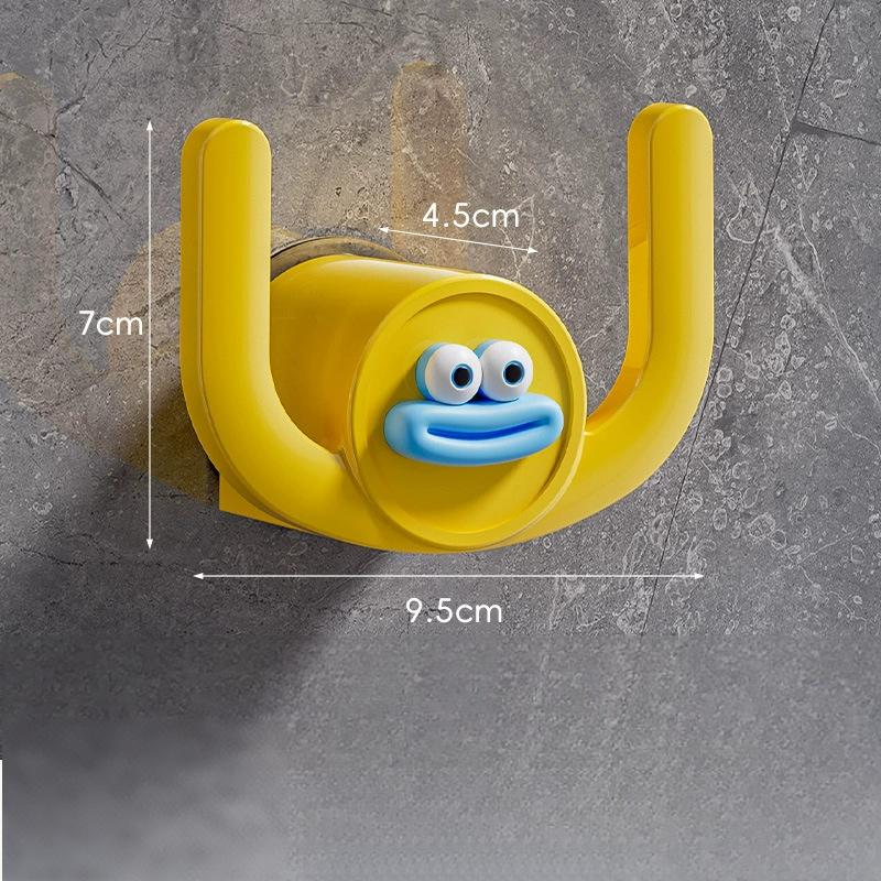 No-Drill Bathroom Slipper Rack - PP Wall-Mounted Draining Slipper Holder