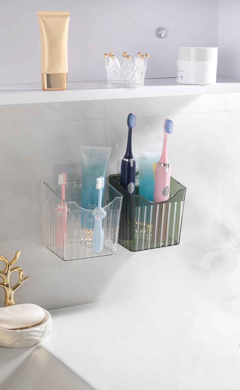 Wall-Mounted Hanging Storage Basket - PP Space-Saving Kitchen Organizer