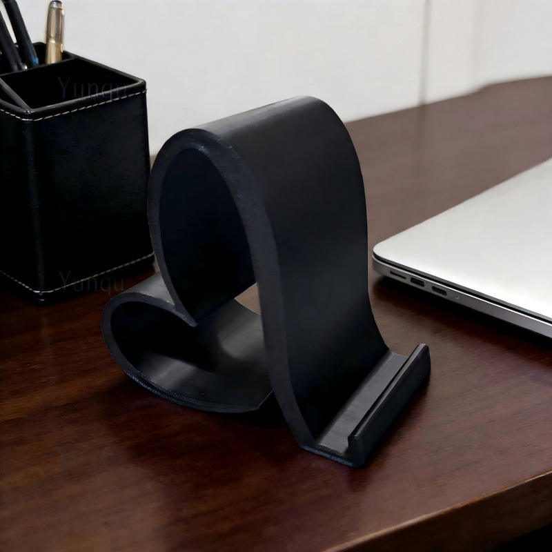 Heart-Shaped 3D-Printed Phone & Tablet Stand - Portable Multifunctional Desk Holder