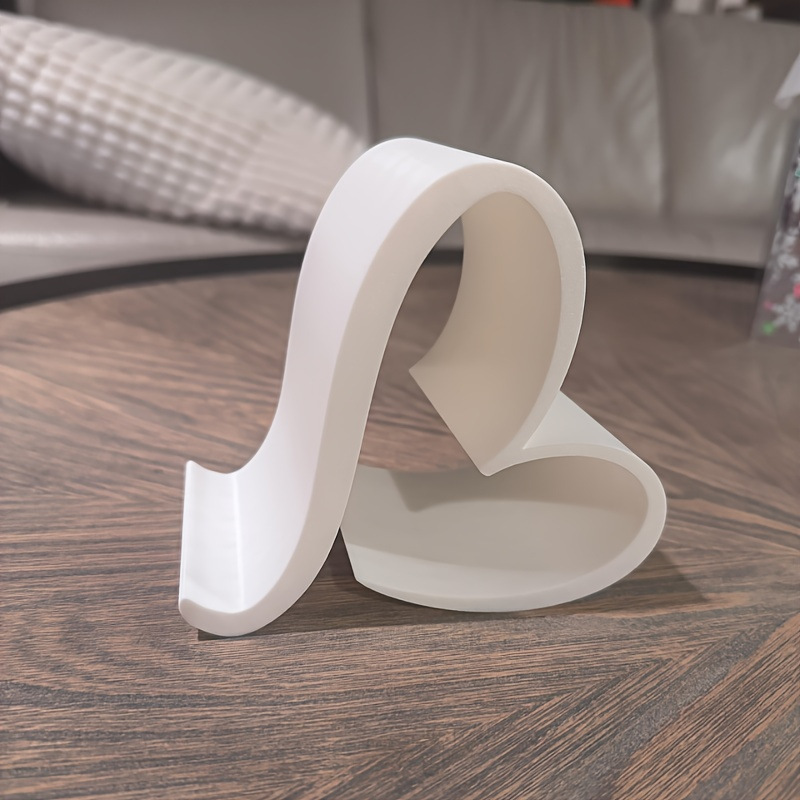 Heart-Shaped 3D-Printed Phone & Tablet Stand - Portable Multifunctional Desk Holder