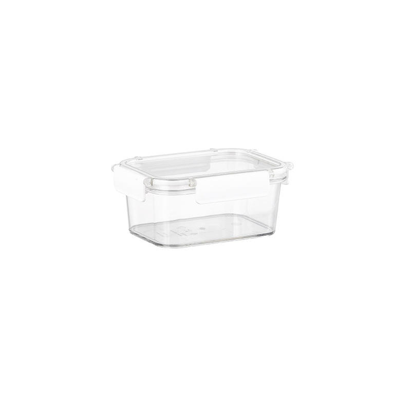 Microwave-Safe Fresh-Keeping Storage Box - Transparent Rectangular Fridge Organizer