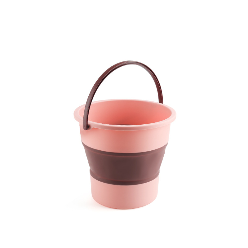 Large Foldable Bucket - Portable PP+TPE Collapsible Tub for Outdoor & Car Wash