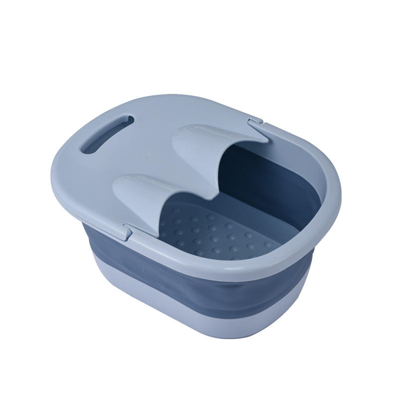 Foldable Foot Bath Basin - Large Portable Deep-Massage Soaking Tub