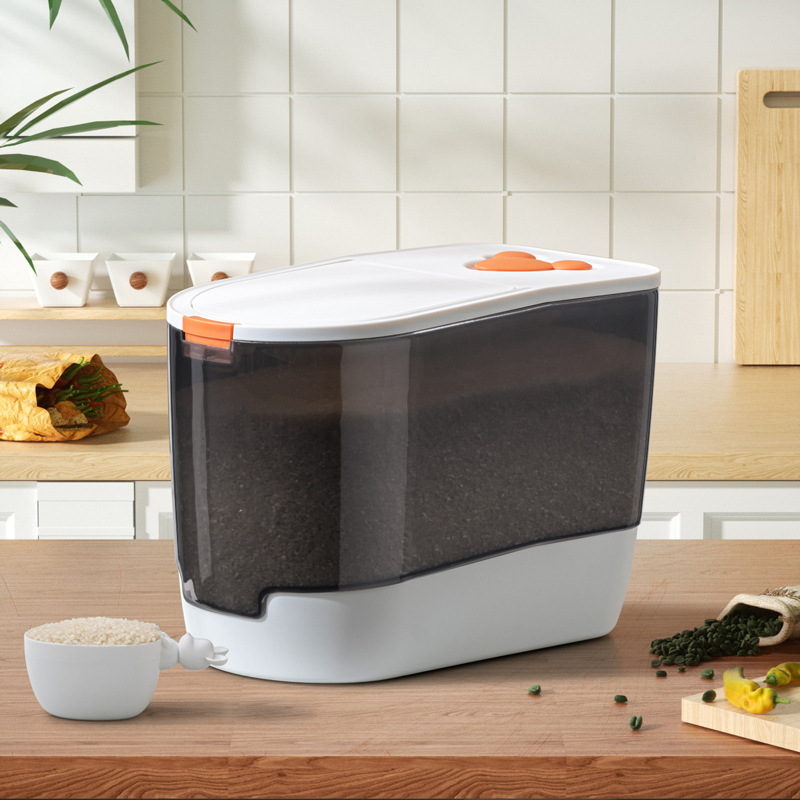 Sealed Rice & Flour Storage Container - Moisture-Proof Insect-Proof Rice Bucket