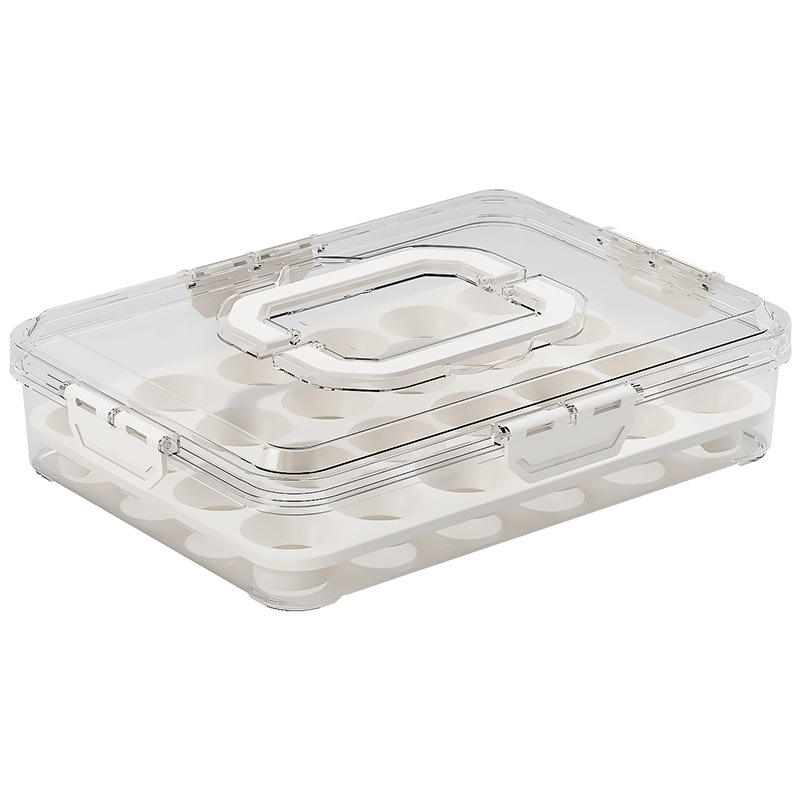 Portable Fridge Storage Box with Drainage - Sealed Lidded Food Container