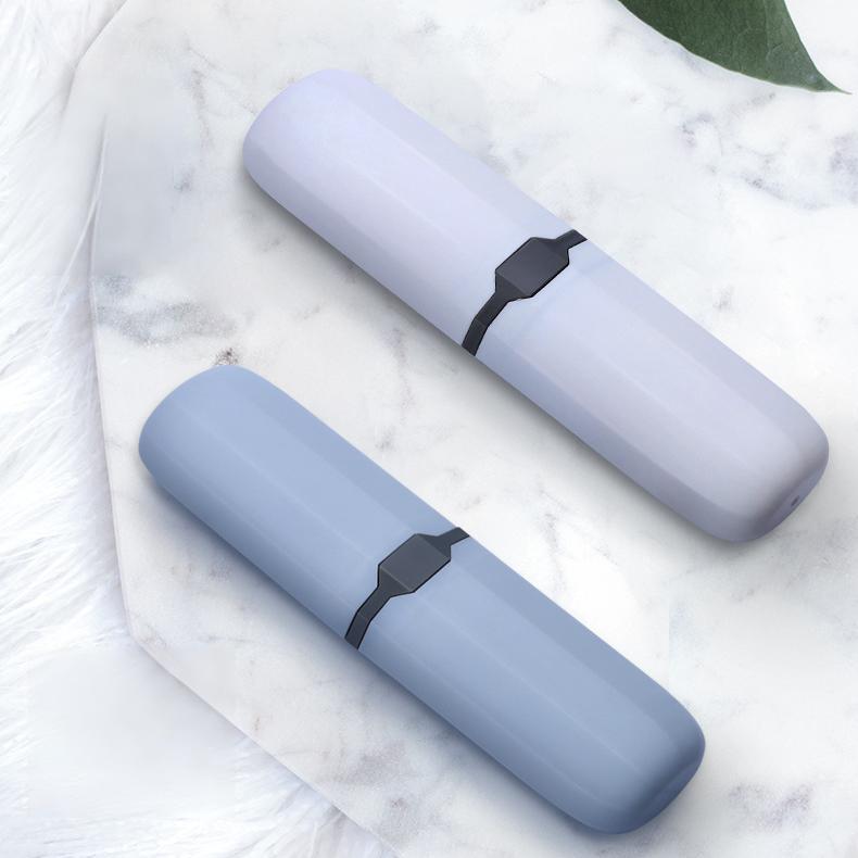 Portable Travel Toothbrush Case & Cup Set - Dust-Proof PP Holder for Students