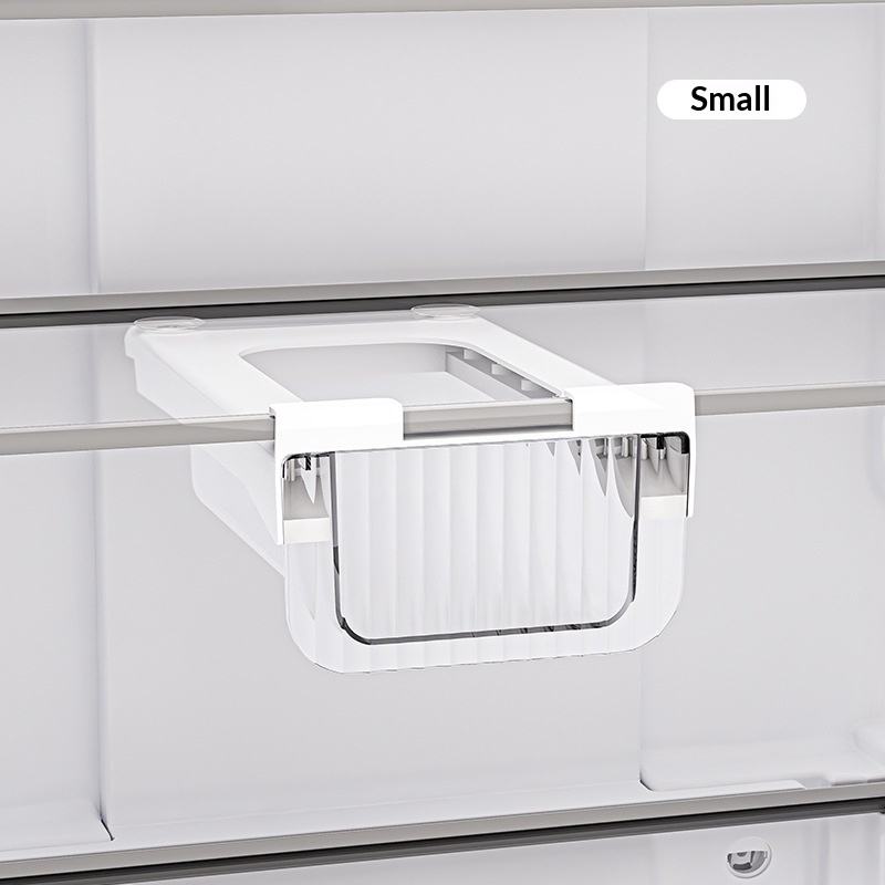 Food-Grade Fridge Hanging Drawer Organizer - Large Pull-Out Fruit & Vegetable Bin