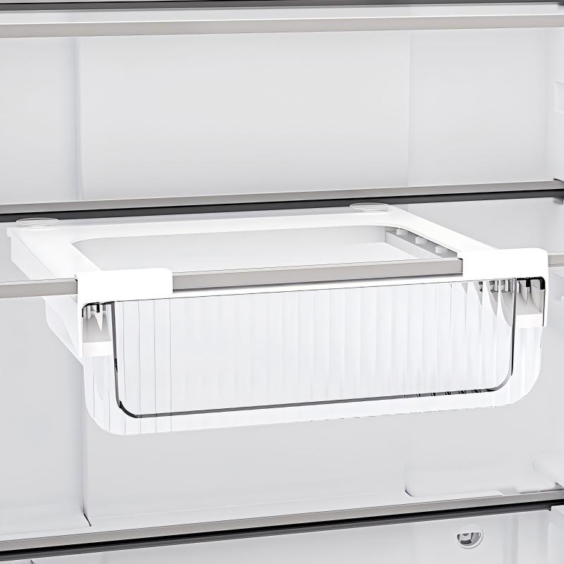Food-Grade Fridge Hanging Drawer Organizer - Large Pull-Out Fruit & Vegetable Bin