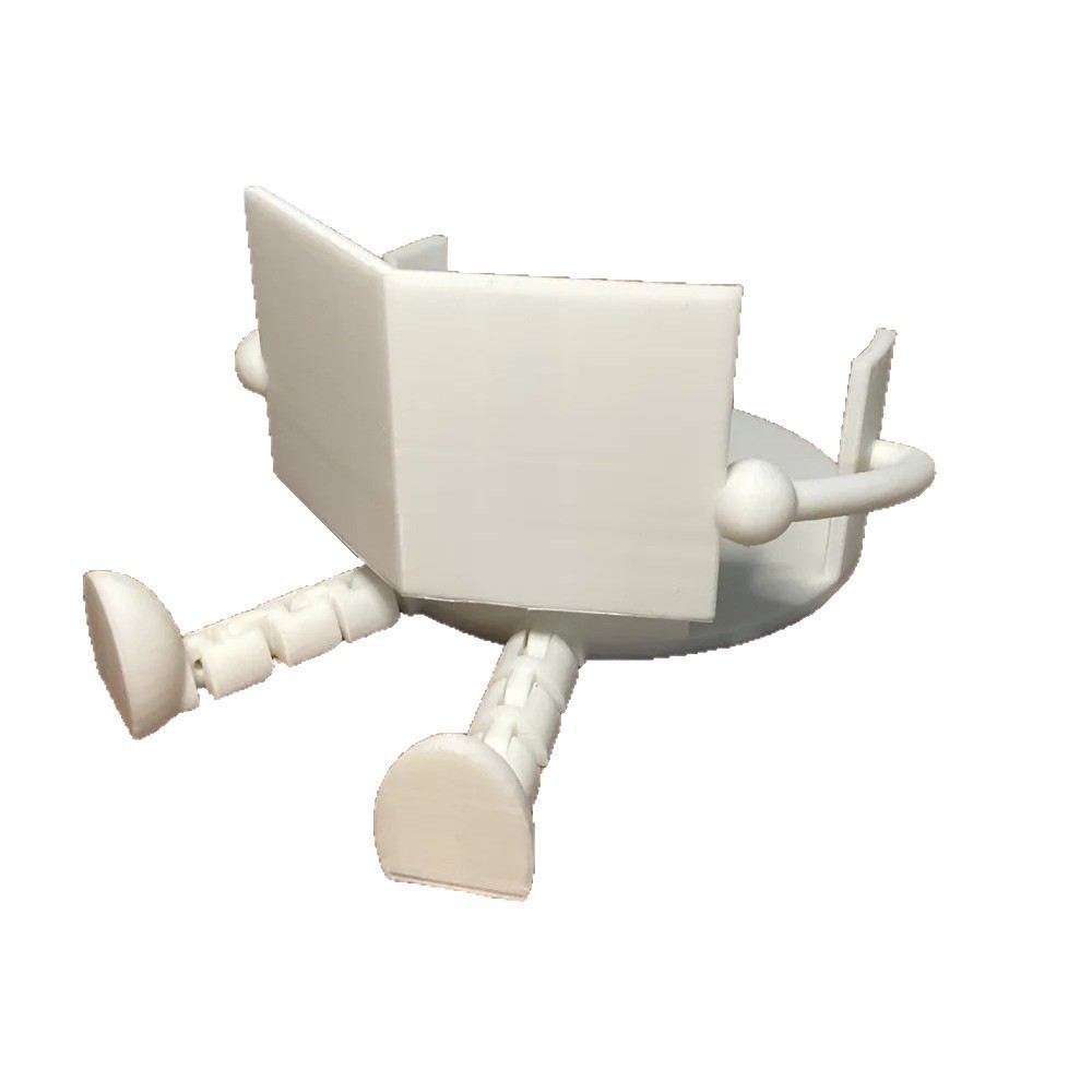 3D-Printed Toilet Paper Holder - PLA Bathroom Tissue Box & Decorative Stand