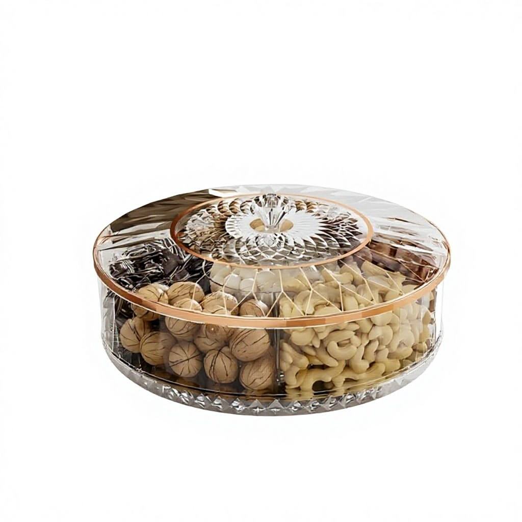 Light-Luxury Sealed Fresh Box - Single-Layer PP Snack Container, 28.8cm