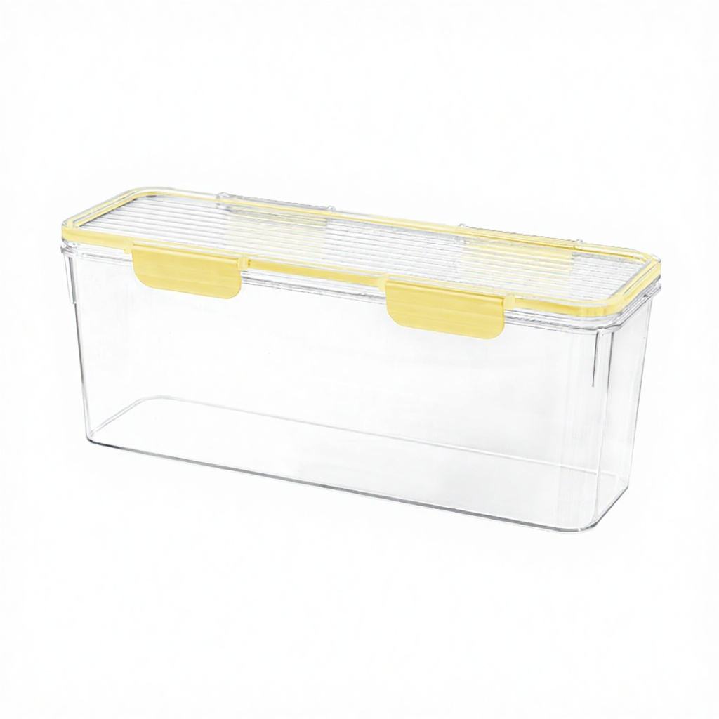 PP Pasta Storage Container - 5-Layer Moisture-Proof Sealed Box, 30x10x12cm