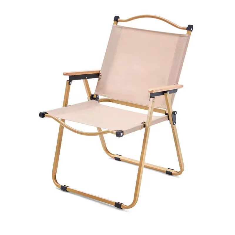 Outdoor Aluminum Folding Chair - Portable Oxford Fabric Chair for Camping & Garden