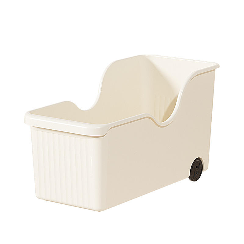 Food-Grade PP Cabinet Gap Organizer Box with Wheels - BPA Free, Stackable