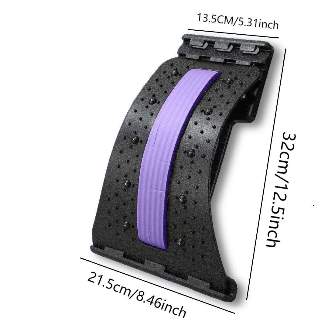 Adjustable Arch Back Stretcher and Lumbar Support Belt with Massage Points