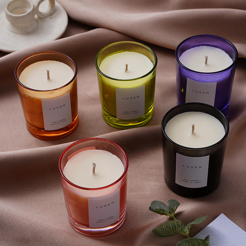Branch-Shaped Soy Wax Scented Candle in Glass Jar - 12-24 Hour Burn