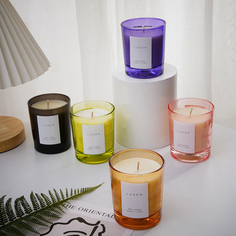 Branch-Shaped Soy Wax Scented Candle in Glass Jar - 12-24 Hour Burn