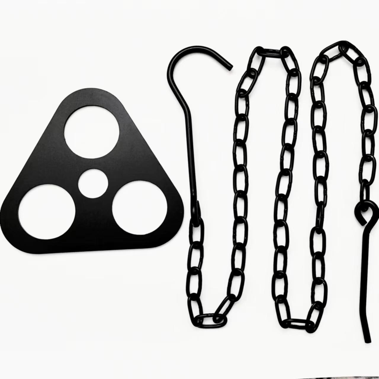 Portable Stainless Steel Tripod Bonfire Rack with Hanging Hook