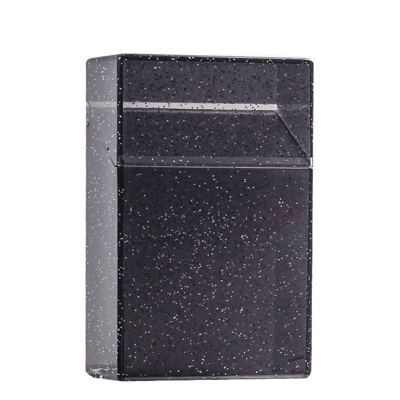 Portable Transparent PP Cigarette Case with Automatic Opening - Waterproof