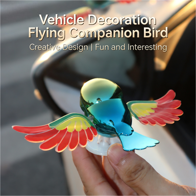 Fun Flapping Bird Car Sticker - Exterior Decal for Hood, Roof and Trunk