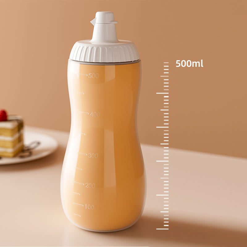Food-Grade BPA-Free Sauce and Batter Dispenser - Reusable Kitchen Squeeze Bottle