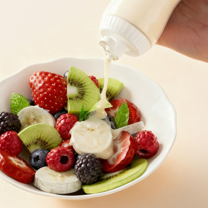 Food-Grade BPA-Free Sauce and Batter Dispenser - Reusable Kitchen Squeeze Bottle