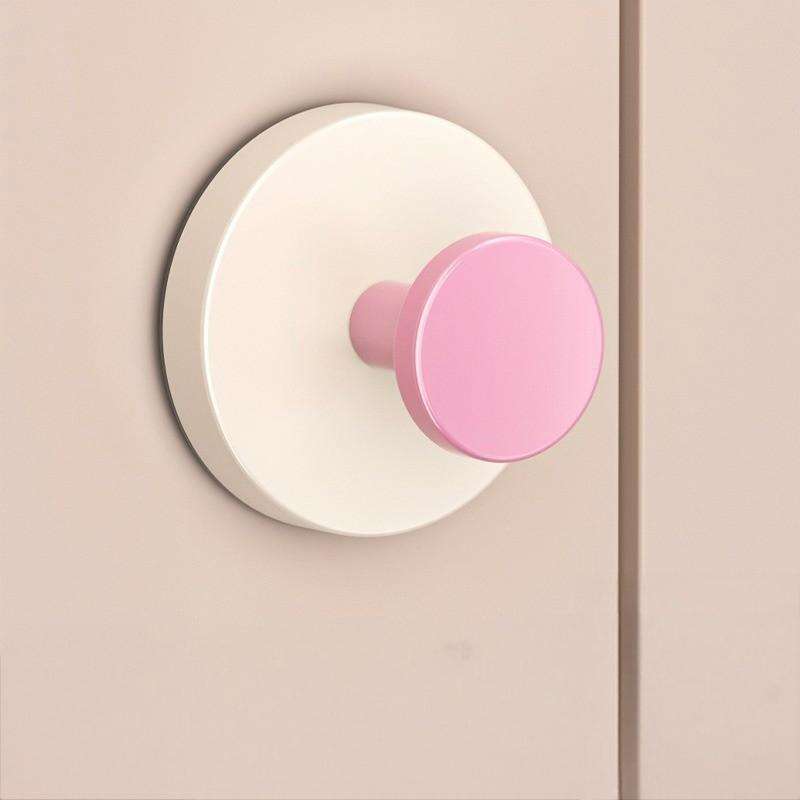 Strong-Load Suction Cup Wall Hook - No-Drill Adhesive Hook with Key Cap Holder