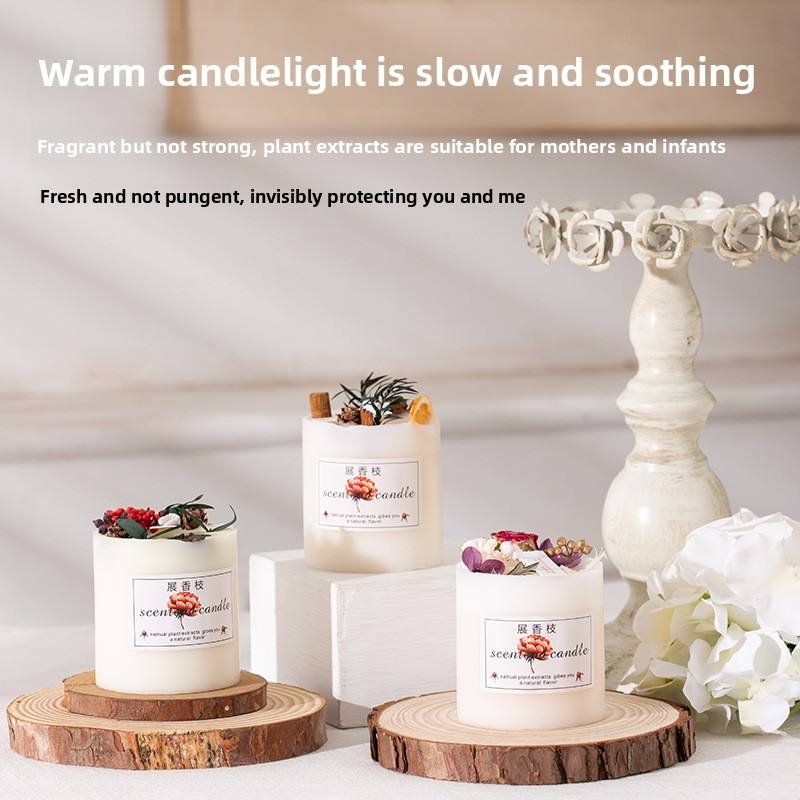 Creative Cylindrical Soy Wax Aromatherapy Candle, 150 g - Long-Lasting Scent