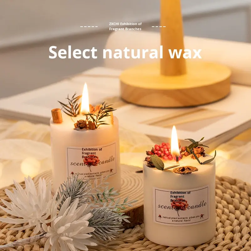 Creative Cylindrical Soy Wax Aromatherapy Candle, 150 g - Long-Lasting Scent