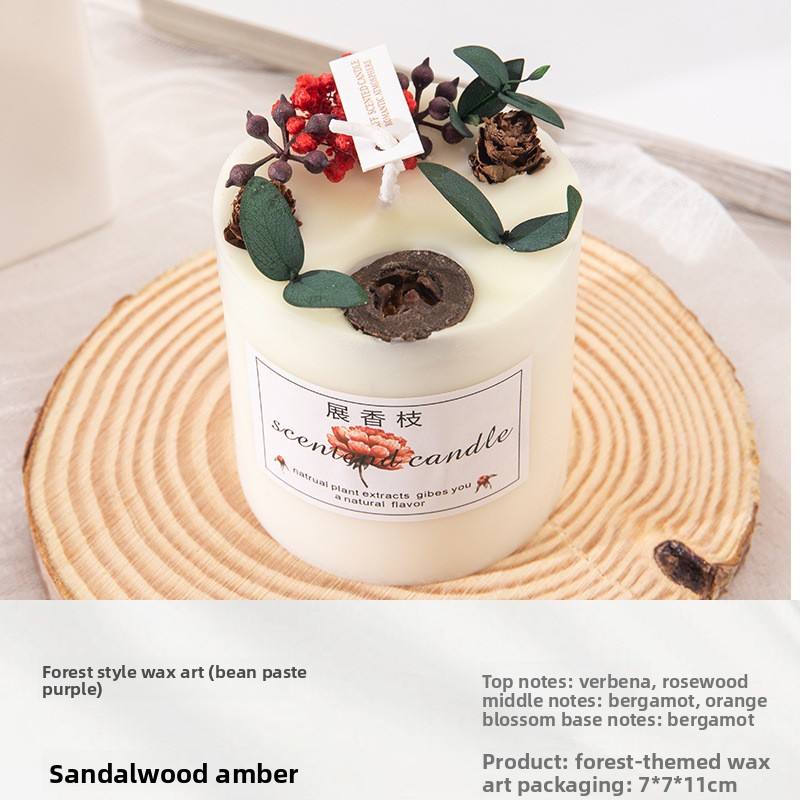Creative Cylindrical Soy Wax Aromatherapy Candle, 150 g - Long-Lasting Scent