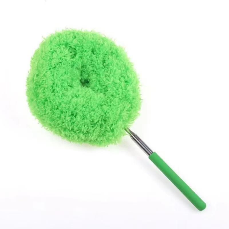 Ceiling Fan Cleaning Duster with Flexible Telescopic Pole and Steel Handle