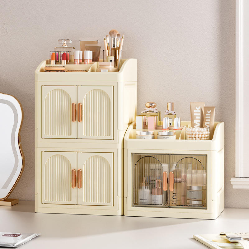 1-Layer Foldable Double-Door Storage Cabinet, 23 x 18 x 22.5 cm