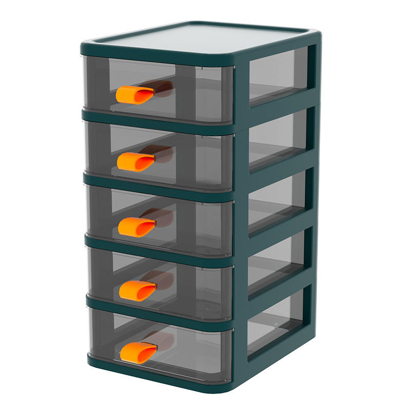5-Layer Drawer Desktop Organizer, 13.4 x 17 x 25.7 cm - Space-Saving Storage
