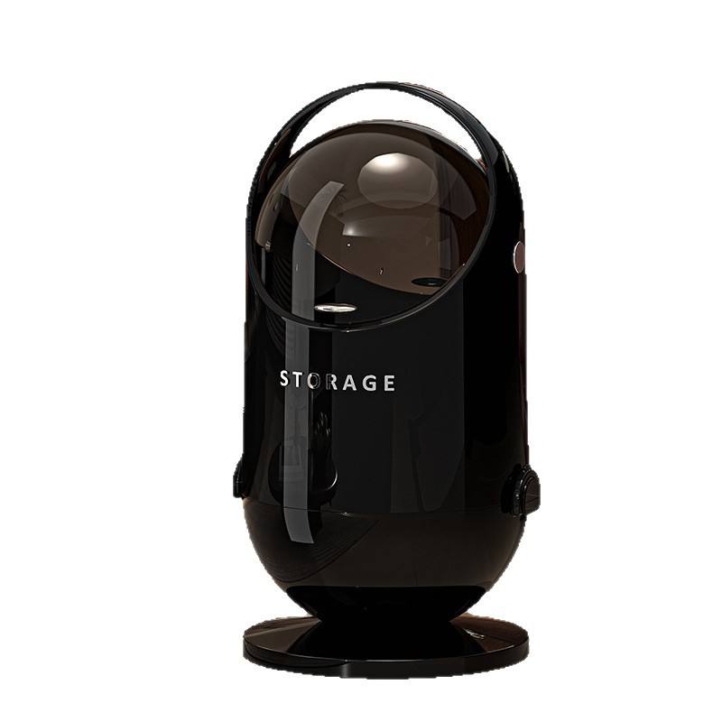 Light-Luxury Barrel-Shaped Waste Bin with Dual-Opening Lid - No Bending