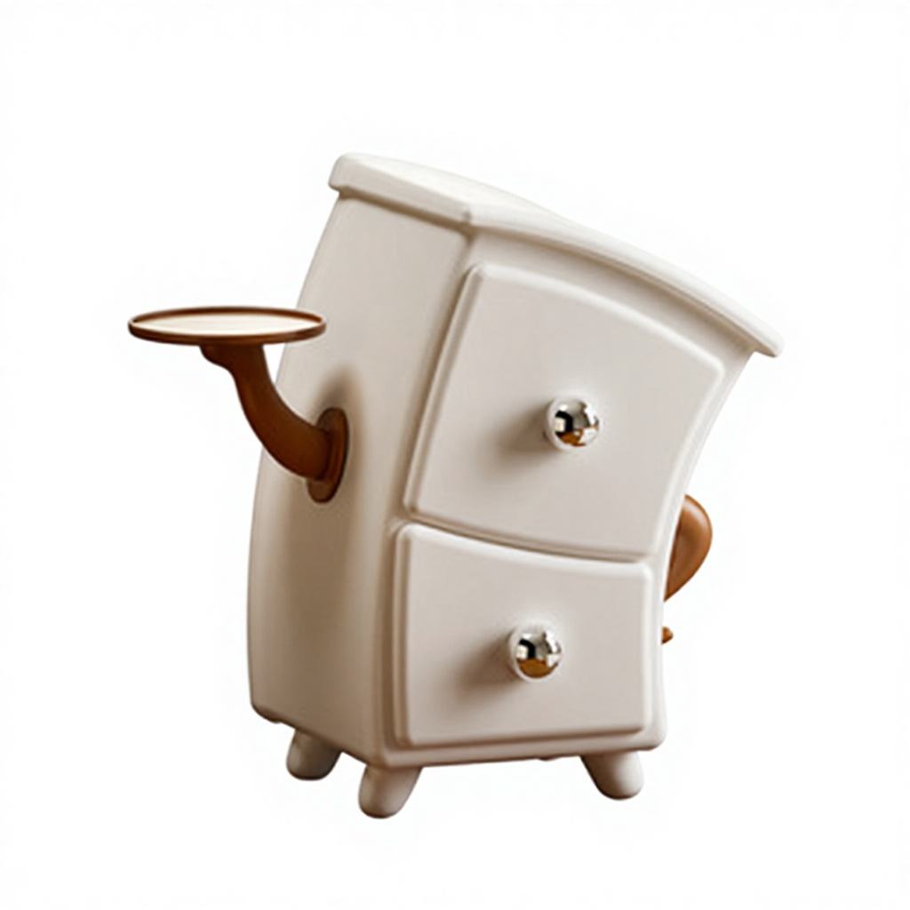Double-Layer Detachable Jewelry Storage Box - Plastic Desktop and Entryway Organizer