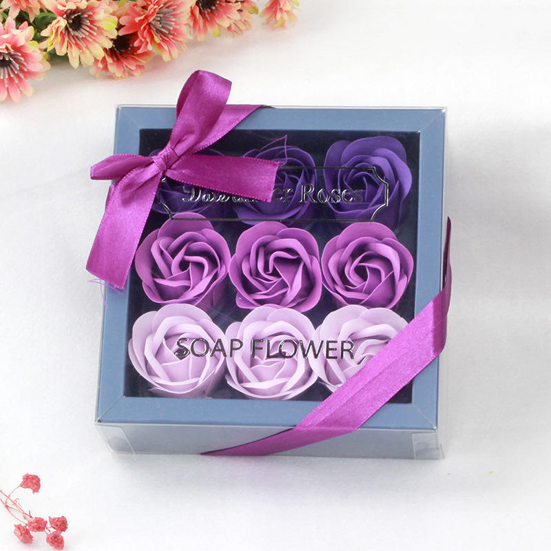 Handmade Rose Soap Flower Gift Box - Preserved Roses for Mother’s Day and Weddings