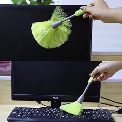 Fluffy Microfiber Detail Dust Brush - Laptop Keyboard and Mini Cleaning Brush