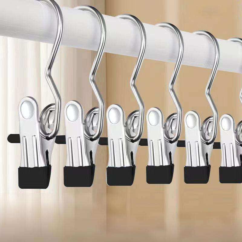 Multifunctional Stainless Steel Hanging Clip - Towel, Hat and Pants Drying Clips